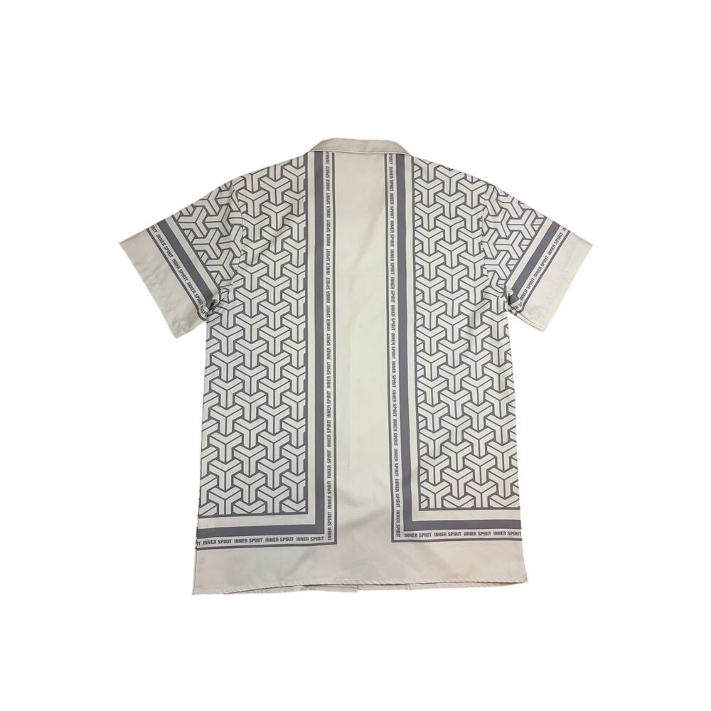 Pacsun Living It Up Woven Camp Shirt Short Sleeve Buttons - Picture 6 of 6